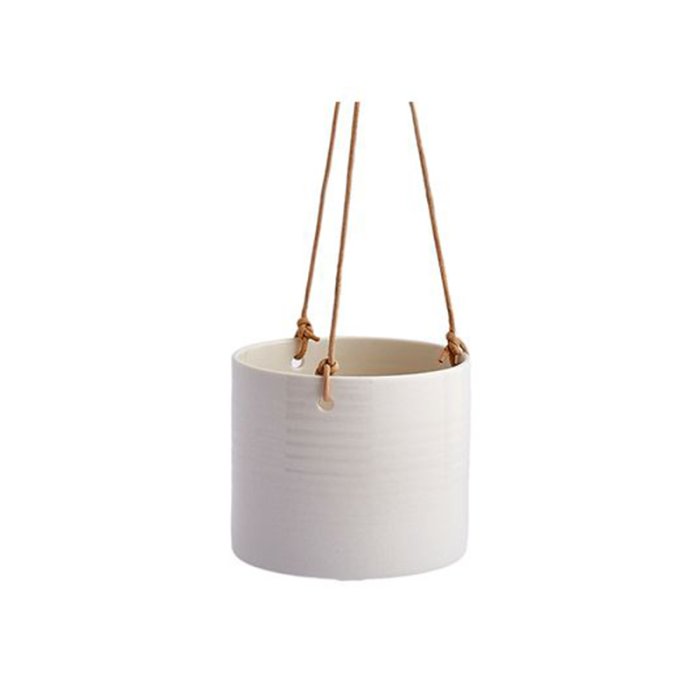 Anne Black Grow Hanging Urtepotte Small - Hvid