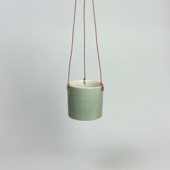 Anne Black Grow Hanging Urtepotte Small Jade