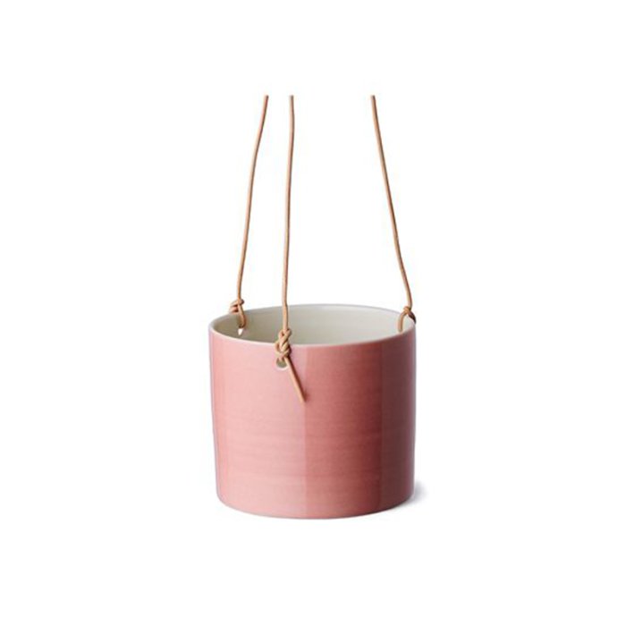 Anne Black Grow Hanging Urtepotte Small - Koral