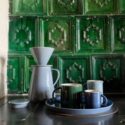 Anne Black Kaffekande Large Ocean