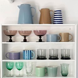 Anne Black Kaffekande Large Ocean