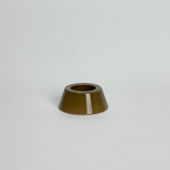 Anne Black Plain Lysestage Large Mushroom