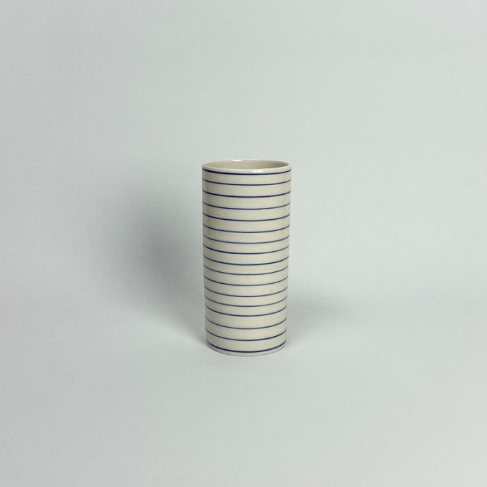 Anne Black Stripes Vase Narrow - Large