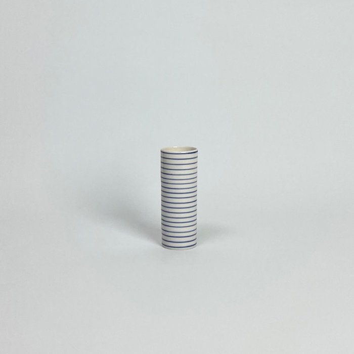 Anne Black Stripes Vase Narrow - Small 