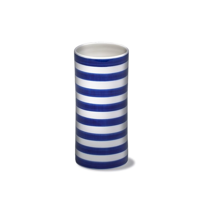 Anne Black Stripes Vase Wide - Medium
