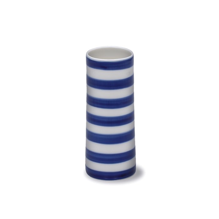 Anne Black Stripes Vase Wide - Small