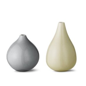 Anne Black Contain Drop Vase Tall - Artiskok