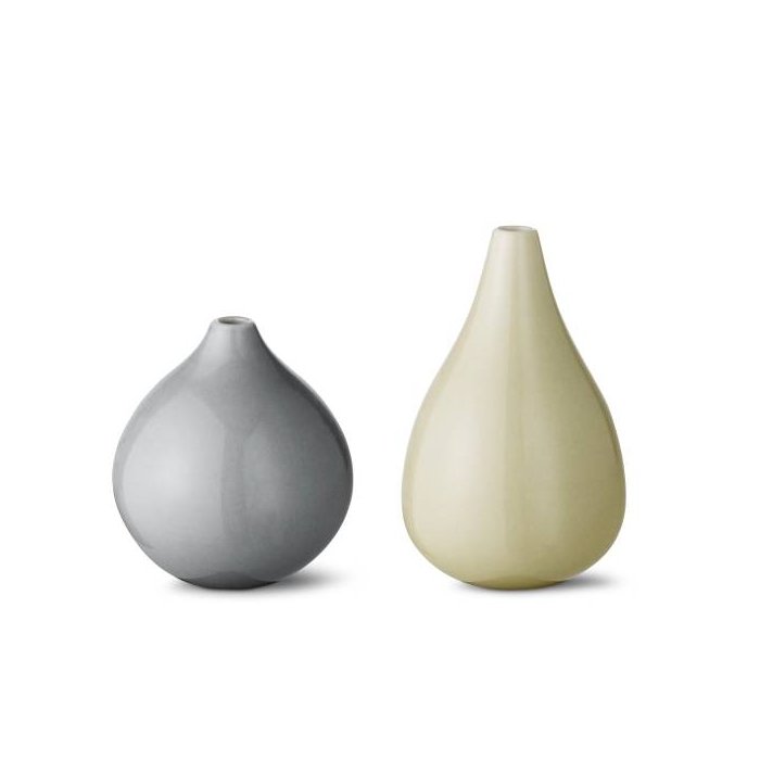 Anne Black Contain Drop Vase Tall - Artiskok