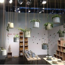 Anne Black Grow Hanging Urtepotte Small - Hvid