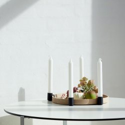 Applicata LUNA Lysestage m. bakke - Eg, Sort - Maxi