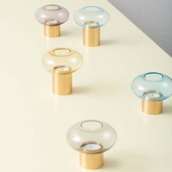 Applicata Mush Hurricane Fyrfadsstage - Bl - Lav