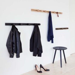 Applicata Track Coat Rack Knagerkke - Rget Eg - 60 cm.