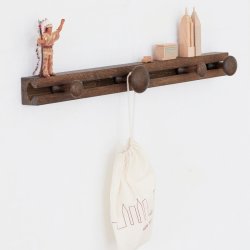 Applicata Track Coat Rack Knagerkke - Rget Eg - 60 cm.