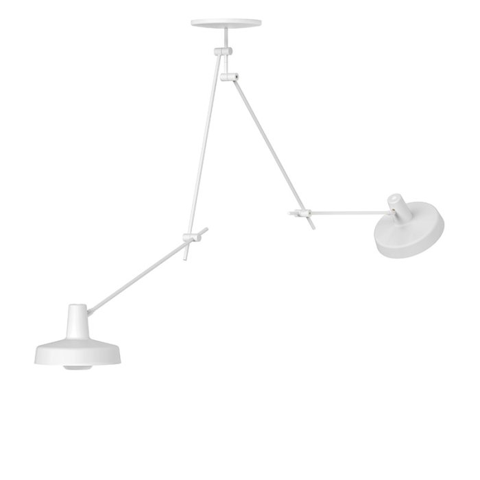 Lampefeber - Arigato - Lang Dobbelt Loftlampe - Hvid