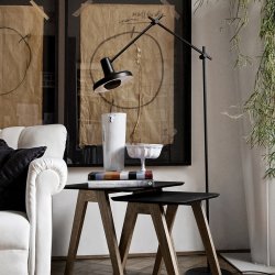 Lampefeber - Arigato - Gulvlampe - Sort