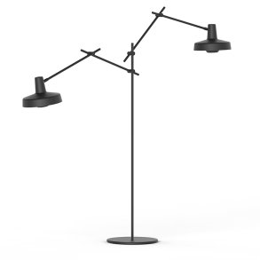 Lampefeber - Arigato - Dobbelt Gulvlampe - Sort