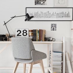 Lampefeber - Arigato - Lang Bordlampe - Sort