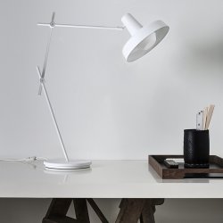 Lampefeber - Arigato - Lang Bordlampe - Hvid