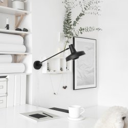 Lampefeber - Arigato - Kort Vglampe - Sort