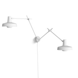 Lampefeber - Arigato - Dobbelt Vglampe - Hvid