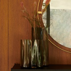 Audo Copenhagen Aer Vase H33 Smoke