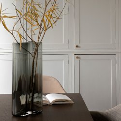 Audo Copenhagen Aer Vase H49 Smoke