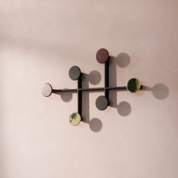 Audo Copenhagen Afteroom Coat Hanger Medium Sort/Messing