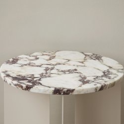 Audo Copenhagen Androgyne Marmorplade Til Sidebord Calacatta Viola Marble 42
