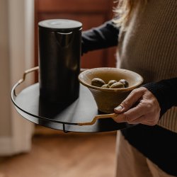 Audo Copenhagen Balcony Serveringsbakke Sort