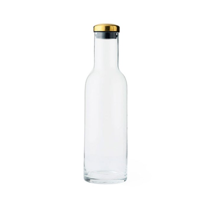 Audo Copenhagen Bottle Carafe Karaffel 1 L Klar/Messing