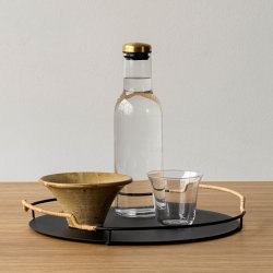 Audo Copenhagen Bottle Carafe Karaffel 1 L Klar/Messing