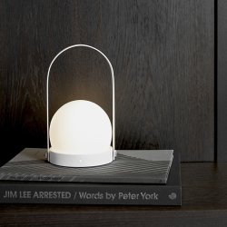 Audo Copenhagen Carrie Brbar Bordlampe Hvid