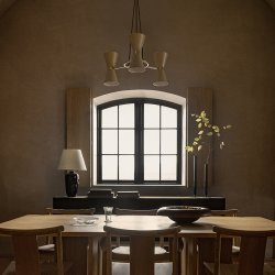 Audo Copenhagen Collector Chandelier 3 Cr&egrave;me