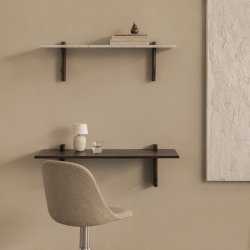 Audo Copenhagen Corbel Hylde Large White Marble Carrara