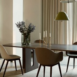 Audo Copenhagen Duca Lysestage Poleret Messing