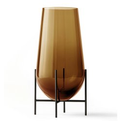 Audo Copenhagen &Egrave;chasse Vase Amber/Bronzeret Messing Stor