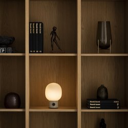 Audo Copenhagen chasse Vase Green Smoke/Brstet Messing Lille