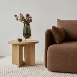 Audo Copenhagen &Egrave;chasse Vase Green Smoke/Brstet Messing Medium