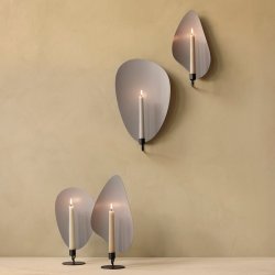 Audo Copenhagen Flambeau Lysestage H30 Bronzeret Messing/Gr