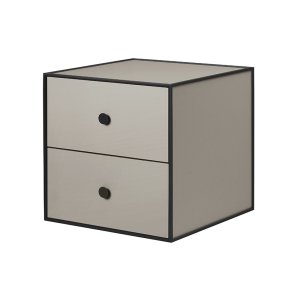 Audo Copenhagen Frame 35 m/ 2 Skuffer Sand