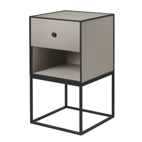 Audo Copenhagen Frame 35 Sidebord m/ Skuffe Sand