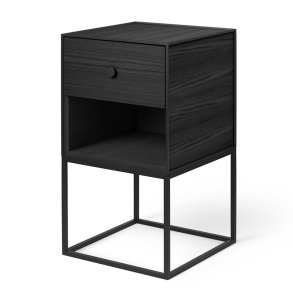 Audo Copenhagen Frame 35 Sidebord m/ Skuffe Sortbejdset Ask