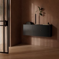 Audo Copenhagen Frame Skoskab Sortbejdset Ask