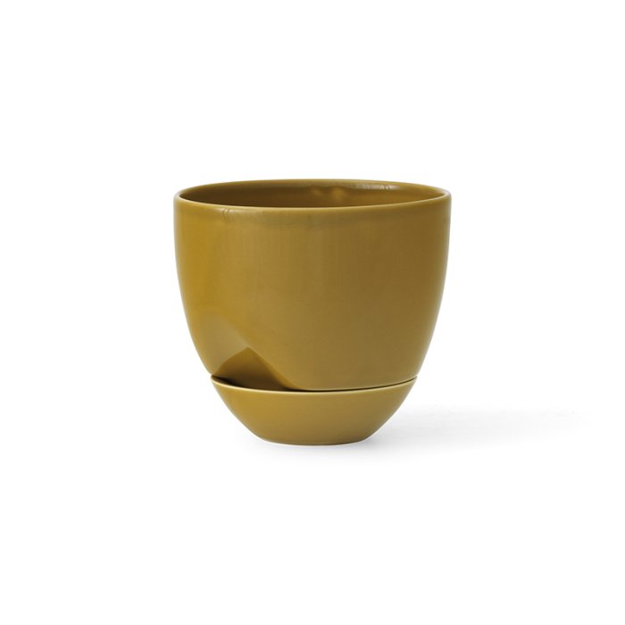 Audo Copenhagen Hydrous Planter Urtepotte 12 Ochre