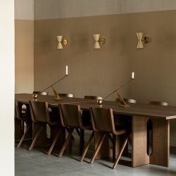 Audo Copenhagen Interconnect Lysestage Poleret Messing