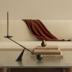 Audo Copenhagen Interconnect Lysestage Small Bronzeret Messing