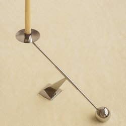 Audo Copenhagen Interconnect Lysestage Small Rustfrit Stl