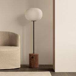 Audo Copenhagen JWDA Gulvlampe Rd Travertin/Bronzeret Messing