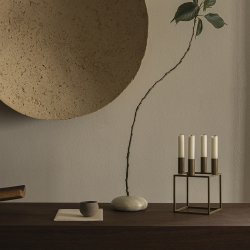 Audo Copenhagen Kubus 4 Lysestage Olive