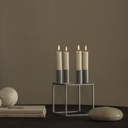 Audo Copenhagen Kubus 4 Lysestage Zink